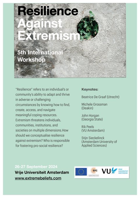 Call for Abstracts ‘Resilience against Extremism’